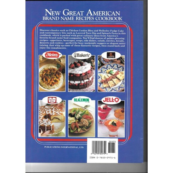 New Great American Brand Name Recipes Cookbook 1994 Publications International - Picture 2 of 4
